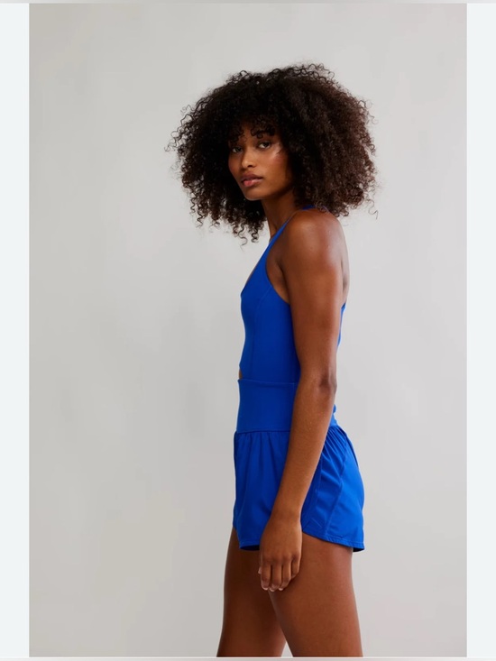 NWT FP Movement Righteous Runsie in Electric Shock Blue Size Large - Picture 3 of 7